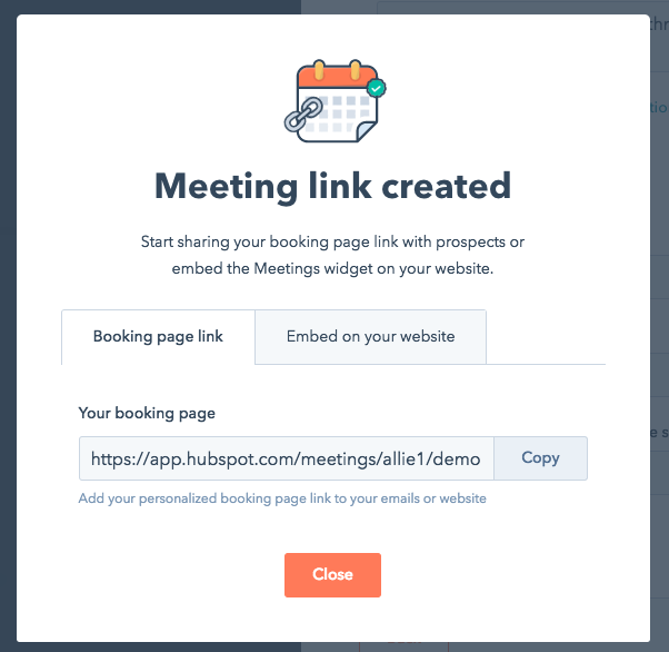 How To Create A HubSpot Sales Meeting Link